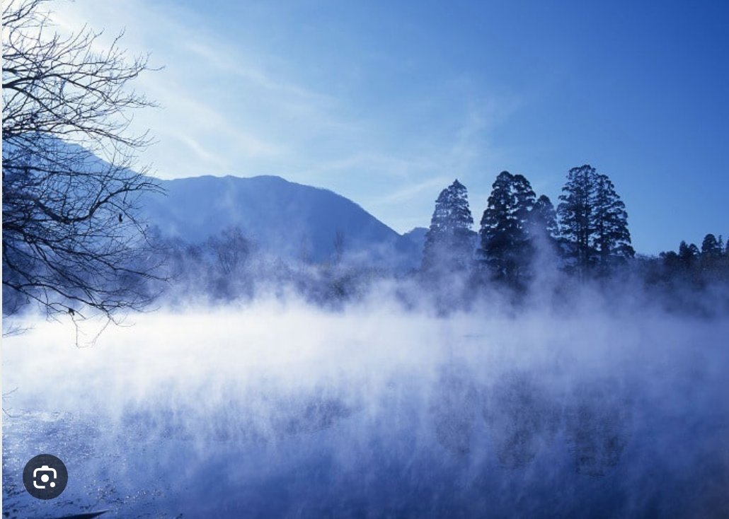 金鱗湖 朝霧