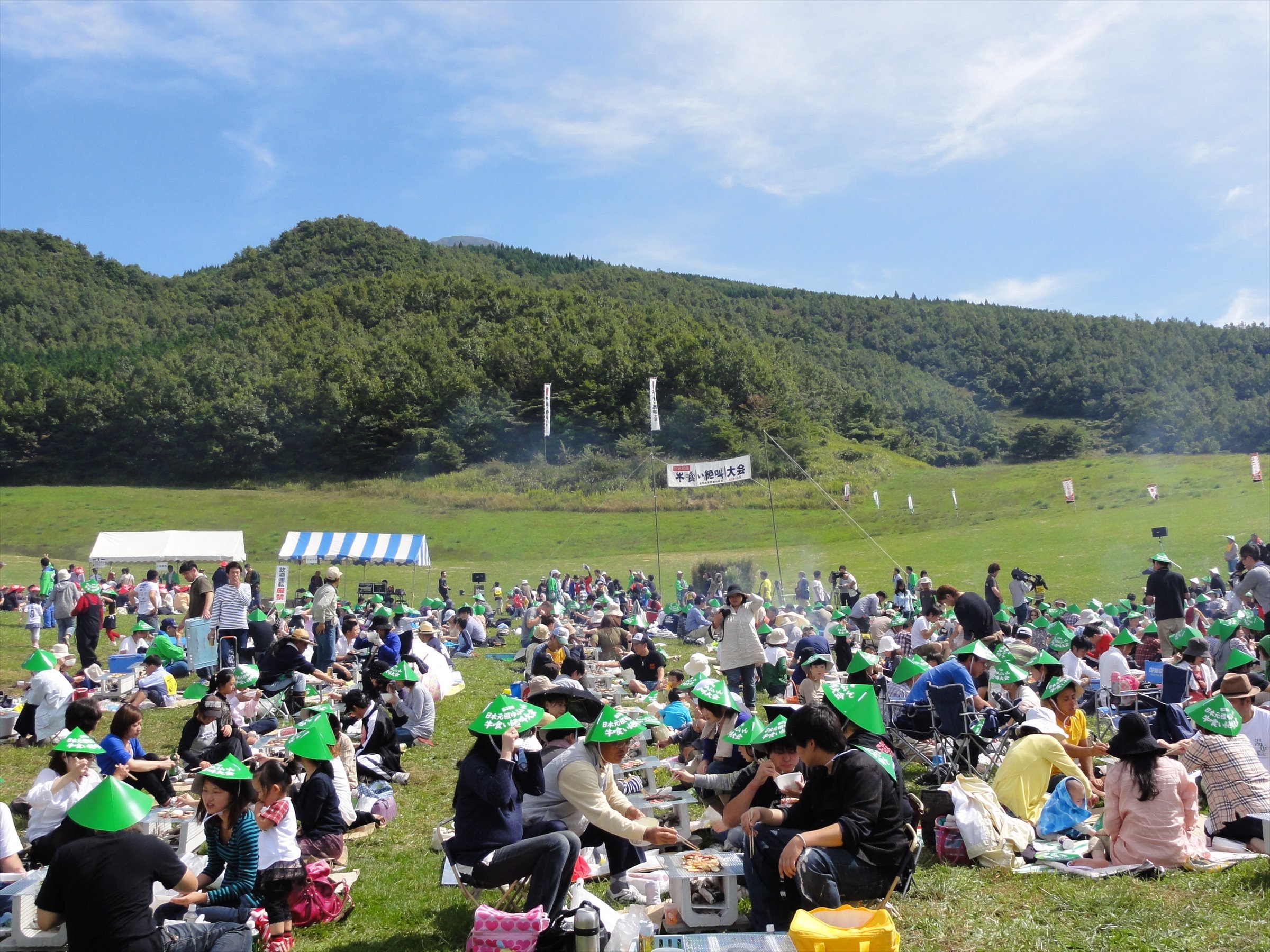 由布院牛喰い絶叫大会
